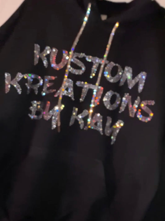 Custom Name Hoodie (BLACK ONLY!)